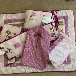 Bedtime Originals Lavender Woods Bedding w/o sheet